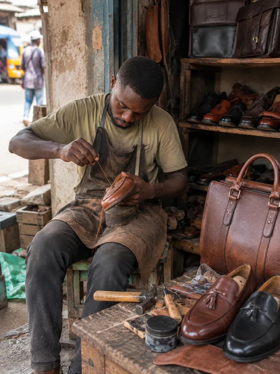 Aba leather shoes & bags